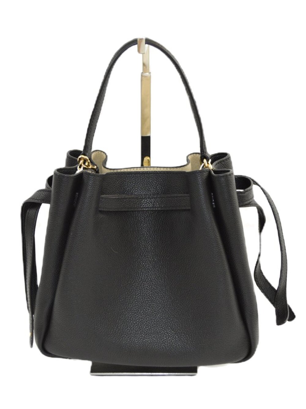 Tory Burch Romy pebbled bucket bag #202-93 - Picture 5 of 8
